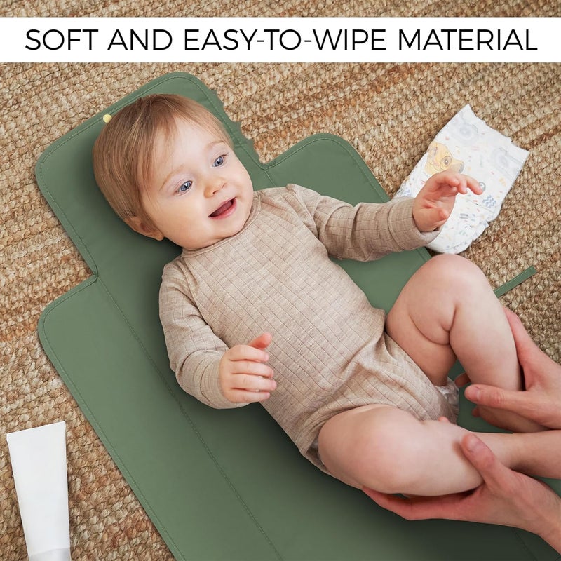 ZICOTO Portable Diaper Changing Pad  Soft and Easy to Clean Diaper Changing Mat for Babies  The Perfect Lightweight and Foldable Pad for Traveling - Image 3