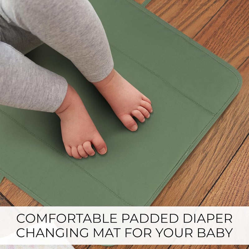 ZICOTO Portable Diaper Changing Pad  Soft and Easy to Clean Diaper Changing Mat for Babies  The Perfect Lightweight and Foldable Pad for Traveling - Image 4