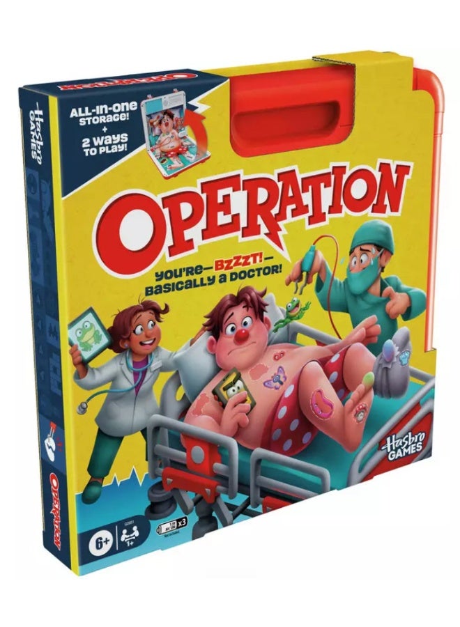 Hasbro Games - Classic Operation Refresh | Portable Electronic Board Game (Ages 6+) - Image 2