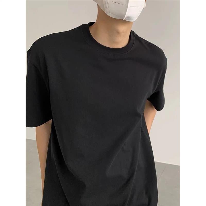 Summer T-shirt Men's Short-sleeved Trendy Brand Super Popular All-match Casual Internet Popular Simple ins Harajuku Half-sleeved Top for Students - Image 2