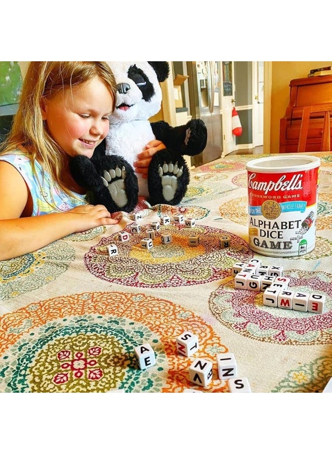 TDC Games - TDC Games Campbell's Alphabet Dice Game, Great for Party Favors, Travel Games, Family Games, Camping Games, Games for Family Game Night, Yard Games for Adults and Family - Image 1