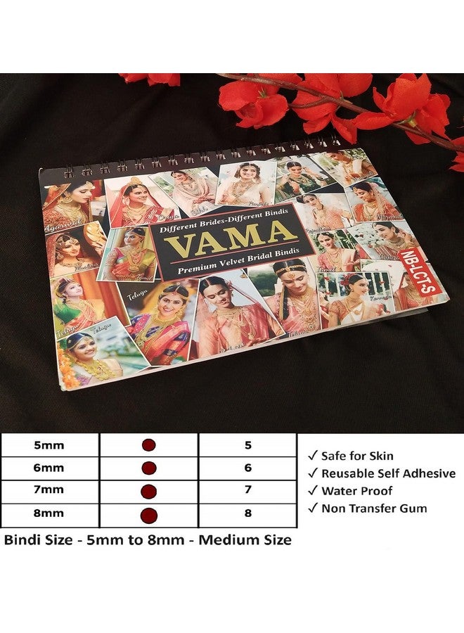 VAMA Simple Plain Round Multicolour Kumkum Sticker Bindiya Bindis Spiral Bindi Booklet For Women (Pack Of 948 - Bindi Book) - Image 4