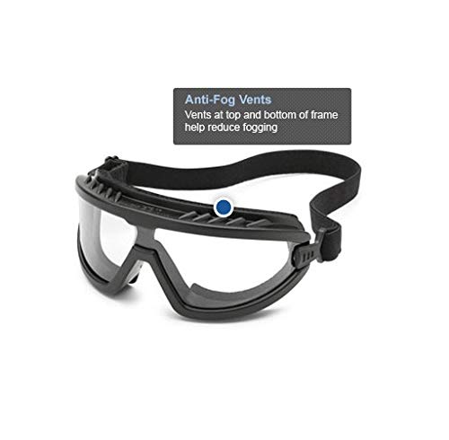 Gateway Safety نظارات أمان غيتواي 45080 ويلز الأنيقة والمريحة، عدسة شفافة، إطار شفاف عالمي 1 - Image 3