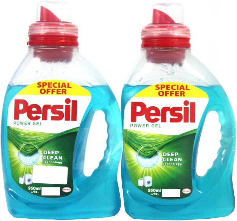 Persil Power Gel Liquid Detergent 2 x 950ml