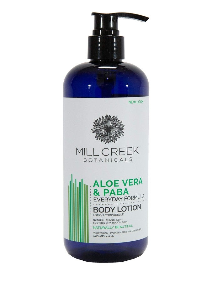 Mill Creek Aloe Vera and PABA Lotion 14 oz. (Natural & Organic)