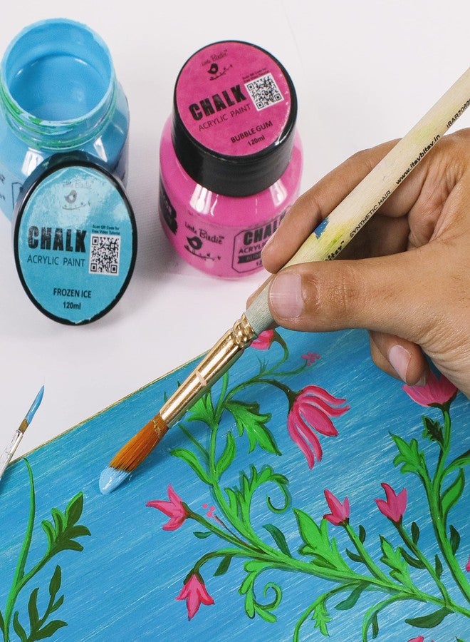 itsy-bitsy Itsy Bitsy Little Birdie Home Decor Chalk Paint Pink Ballet - 450Ml |Chalk Paint For Wood Furniture, Wall, Home Decor, Glass, Terracotta Pots & Matte Acrylic Chalk Paint | Multi Surface Paint - Image 5