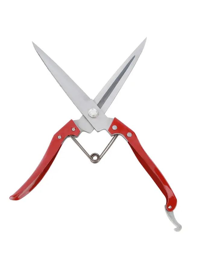 Red Manual Steel Sheep Wool Shears Handheld Spring Clippers For Farm Animal Grooming Precision Trimming Tool - Image 5