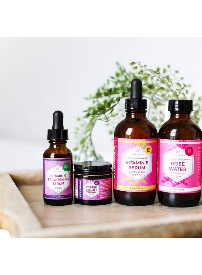 Leven Rose Even Rose Coffee Eye Lift Cream 100% Natural Reduces Puffiness Brightens Tired Eyes & Dark Circles Anti Aging Firming Collagen Building Deep Hydrating Wrinkle Creme 1 Oz - Image 5