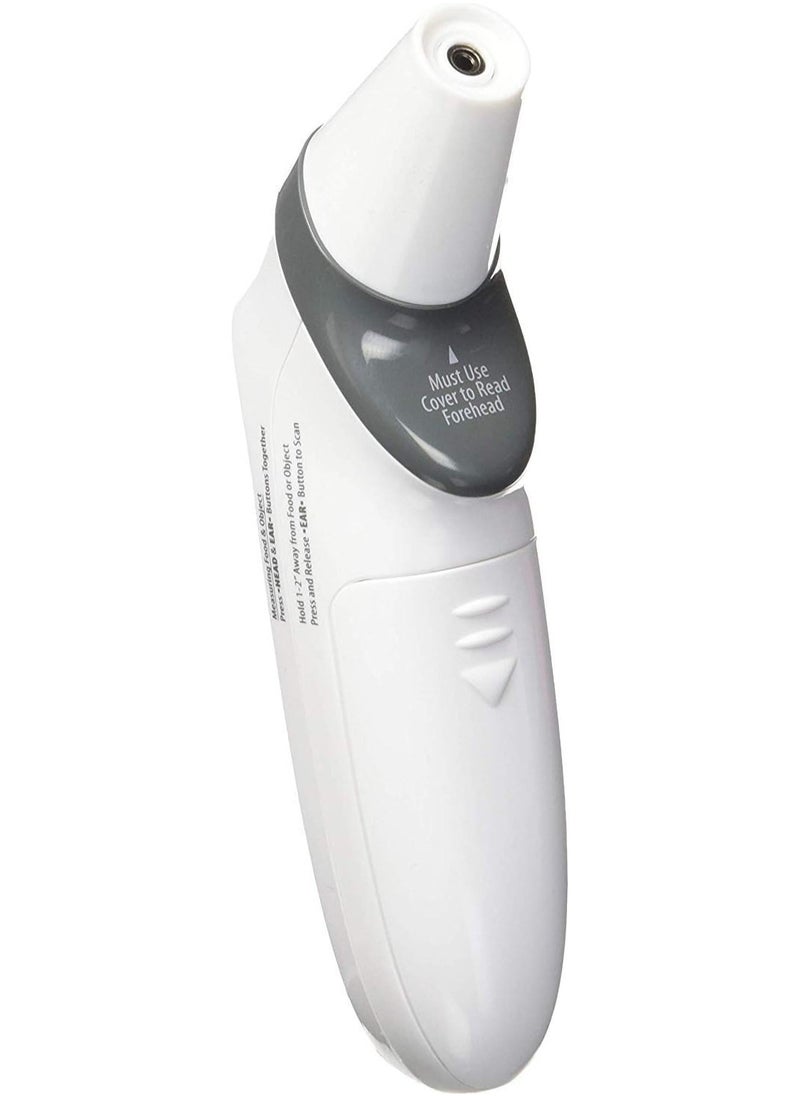 موبي MOBI DualScan Prime 2-in-1 Digital Thermometer للأذن والجبهة مع قراءات الطعام والزجاجة، 4+ ميزات  - Image 2