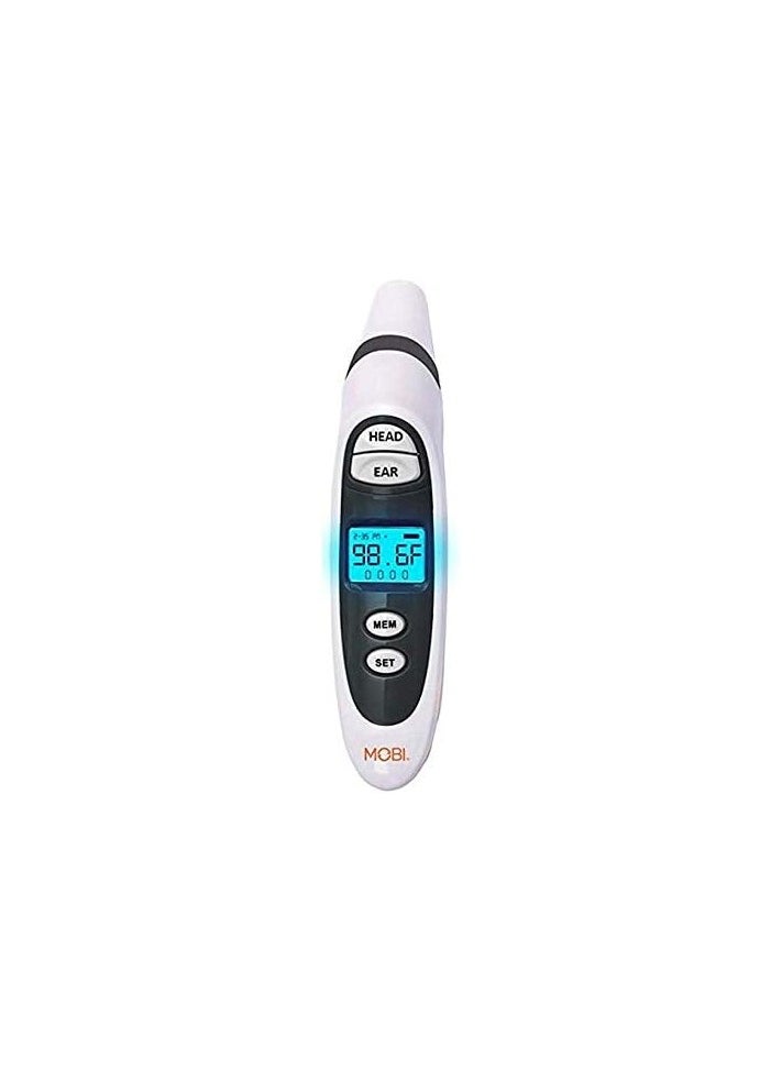 موبي MOBI DualScan Prime 2-in-1 Digital Thermometer للأذن والجبهة مع قراءات الطعام والزجاجة، 4+ ميزات  - Image 5