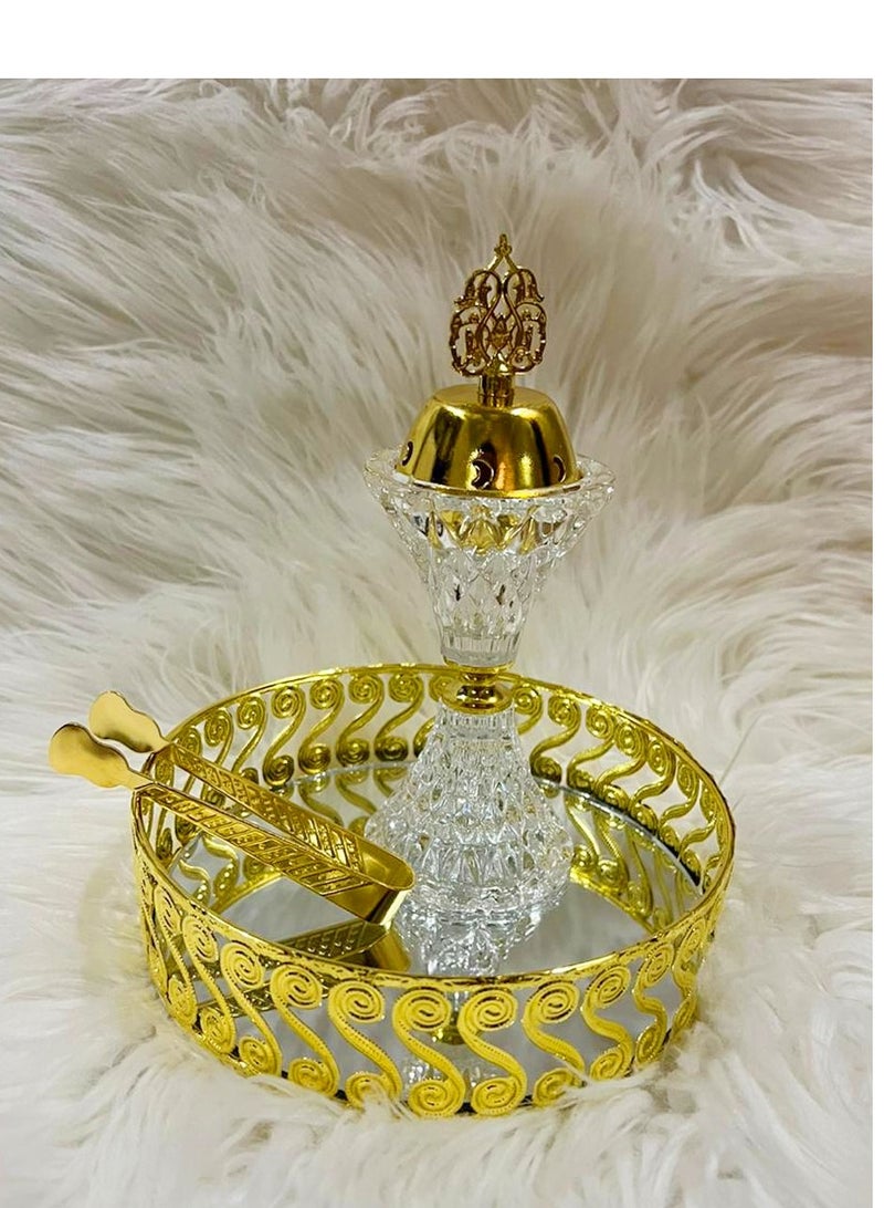 سي او أرماء طقم مبخرة ملكية من الكريستال 4 في 1 W1764 - Image 2