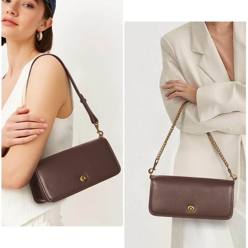 JQWSVE Shoulder Bags for Women Small Purses Trendy Handbag PU Leather Shoulder Purse Everyday Purse Underarm Bags - Image 2