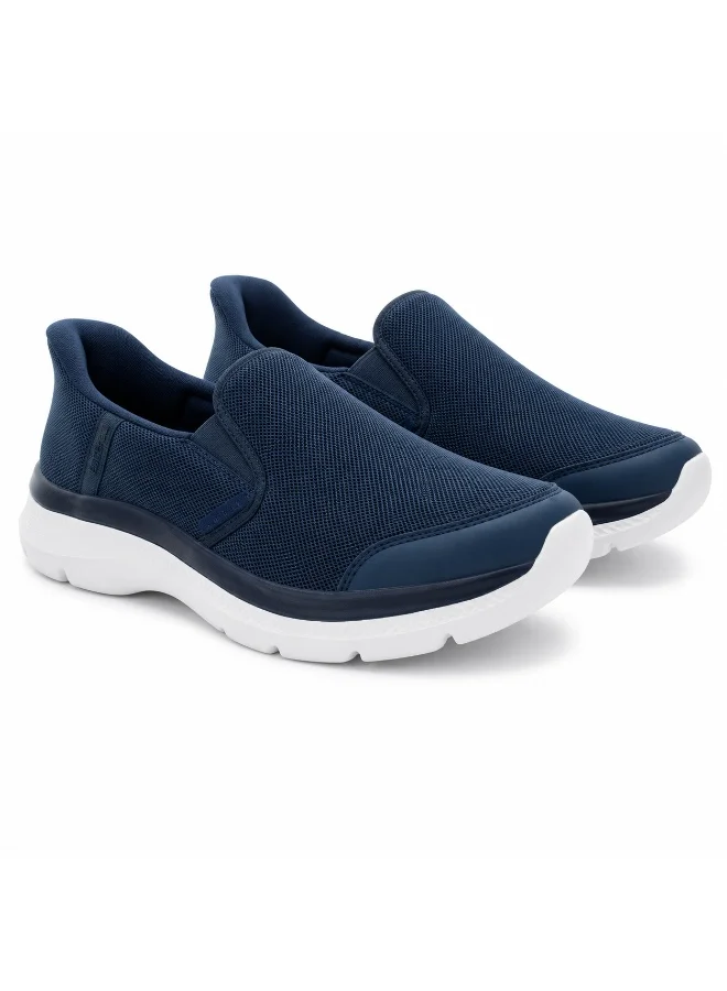 Lumberjack Lumberjack Carlo Blue Men’s Slip-On Shoes – Lightweight Breathable Casual Walking Sneakers