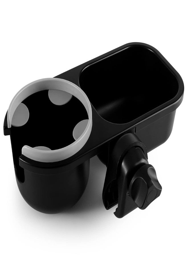 Accmor Stroller Cup Holder with Tray, Universal Cup Holder, Bike Bottle Holder, 360° Rotatable Large Caliber Drinks Holder for Stroller, Bike, Wheelchair, Walker - Image 2