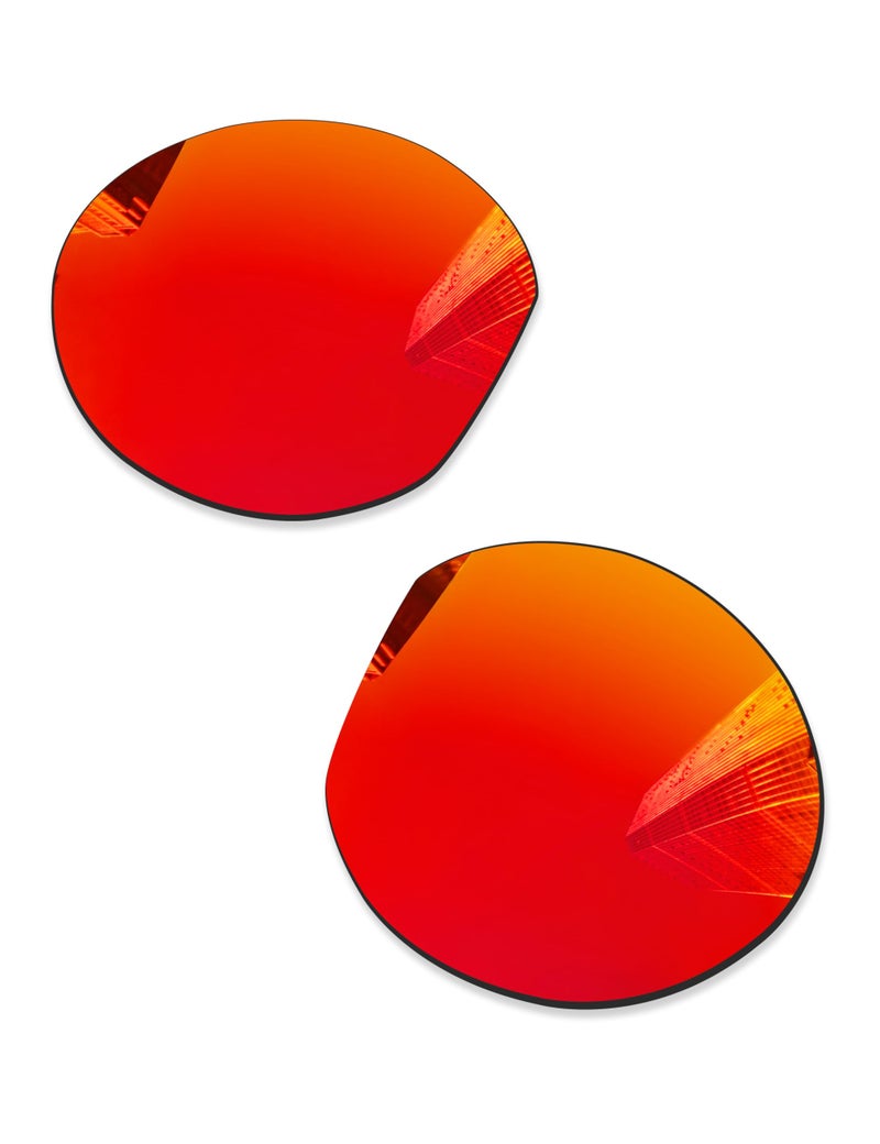 Combine8 Ploarized Replacement Lenses for Oakley Meta HSTN OW8002 51mm Sunglasses - Fire Red - Image 1