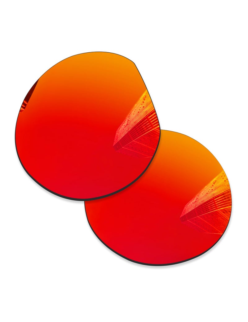 Combine8 Ploarized Replacement Lenses for Oakley Meta HSTN OW8002 51mm Sunglasses - Fire Red - Image 2