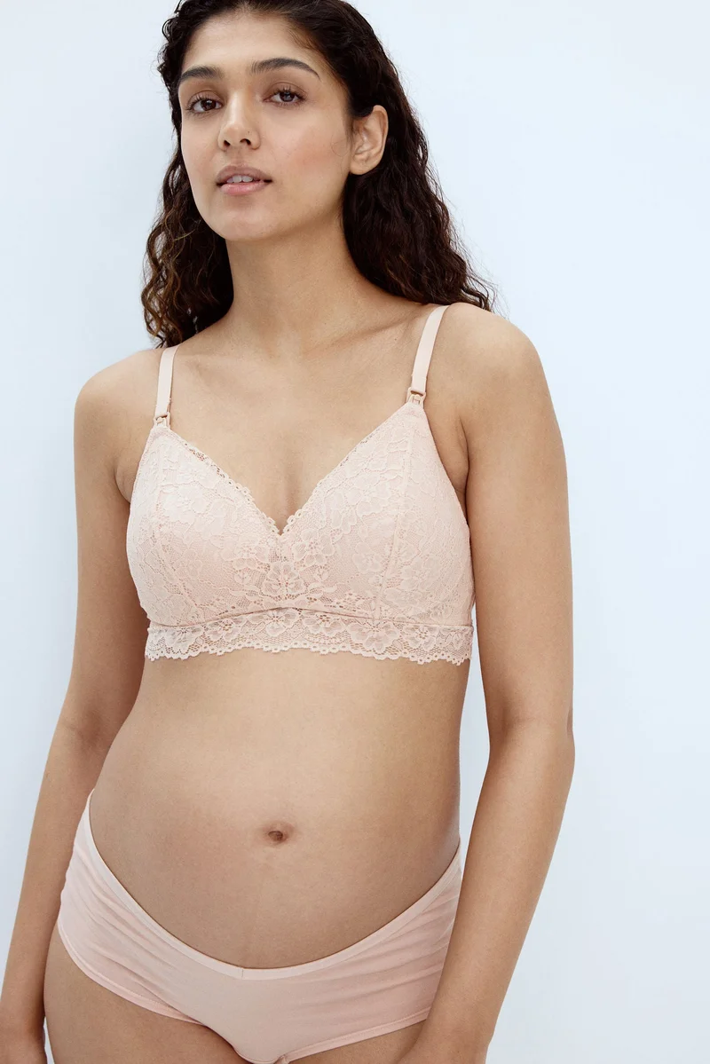 اتش اند ام حمالة صدر من الدانتيل ببطانة للرضاعة من تشكيلة ماما - عبوة من قطعتين