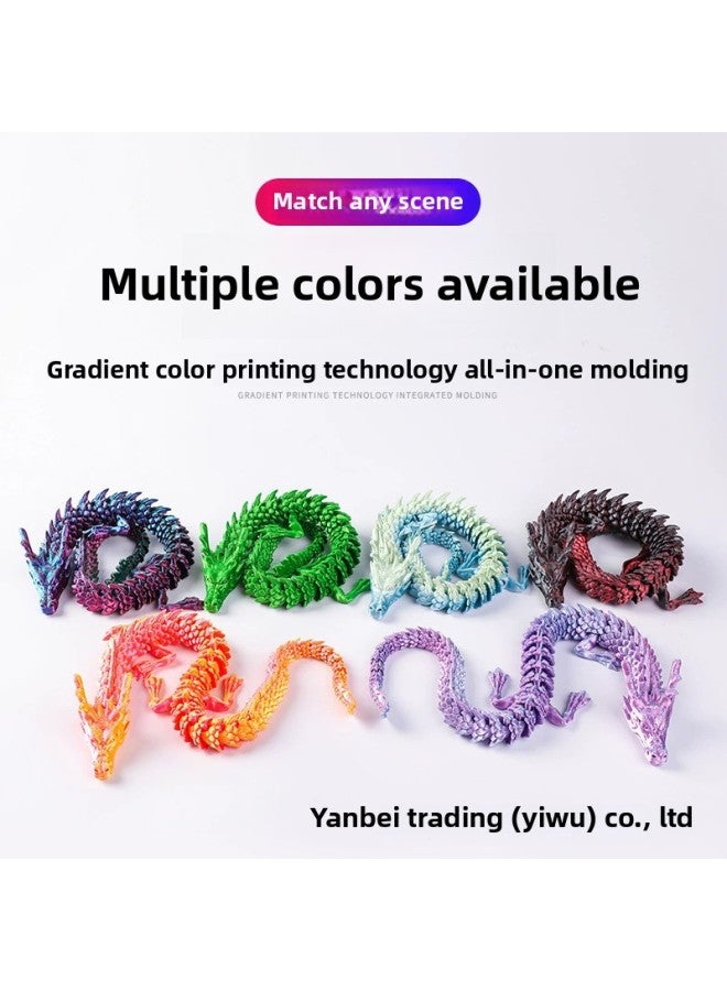 3D Printing Chinese Dragon Craft Ornaments Gifts Online Red Creative Hand-made Car Ornaments Manufacturers Hand-made-Color:[silk Gold] Shenlong-Size:45CM - Image 4