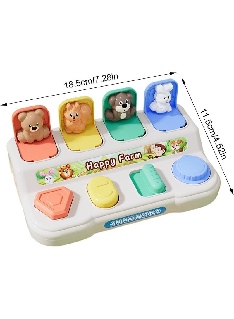 general Baby Pop Up Toy- Colorful Cause and Effect Toys for Babies 9 Months Montessori Toy Toddler Infant Toys Sensory Interactive for Early Learning Development - Image 2