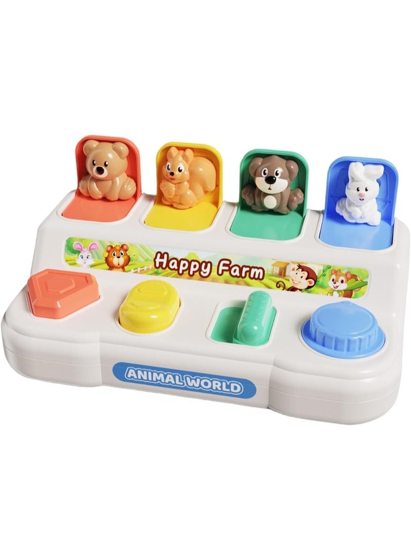 general Baby Pop Up Toy- Colorful Cause and Effect Toys for Babies 9 Months Montessori Toy Toddler Infant Toys Sensory Interactive for Early Learning Development - Image 1