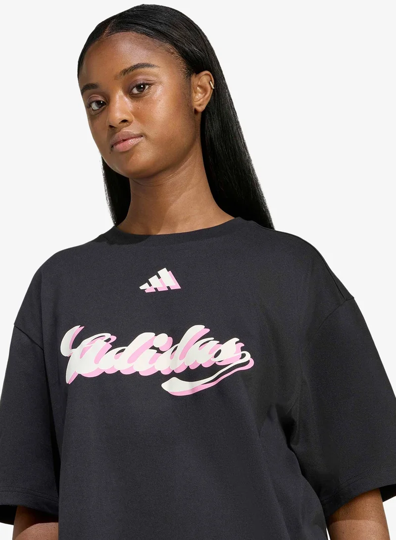 Adidas  House Of Tiro Graphic T-Shirt for Women | Best Price UAE