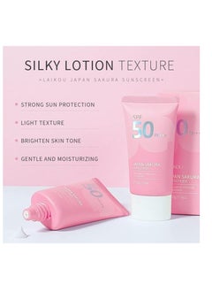SAKURA Sakura Skin Care Sunscreen SPF 50+ Pa++, Face Sunscreen 50, Skin Care Serum for Face and Body  - Image 2