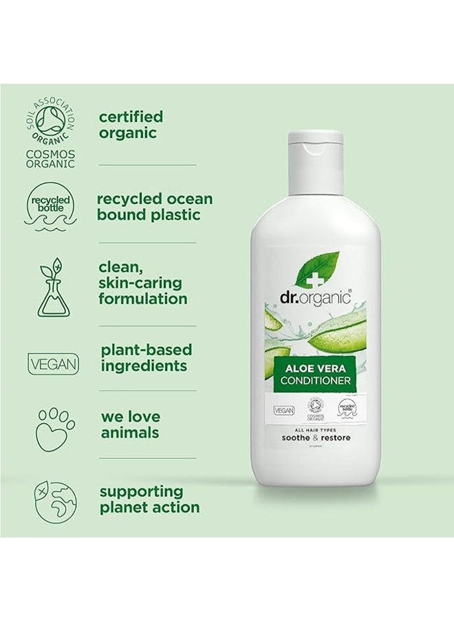dr.organic Dr. Organic Aloe Vera Conditioner, Soothe & Restore  - Image 5