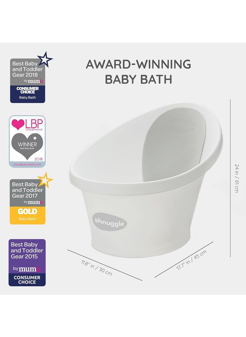 Shnuggle Baby Bath with Plug - Eucalyptus