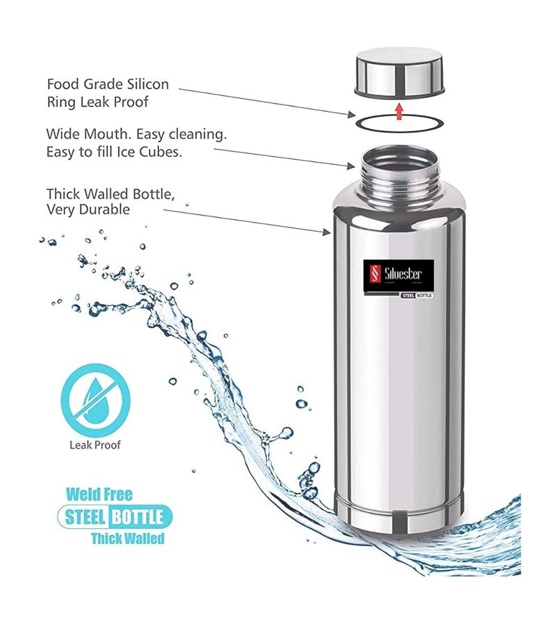 SILVESTER Stainless Steel combo 4 water bottle 1000 ml each - Image 4