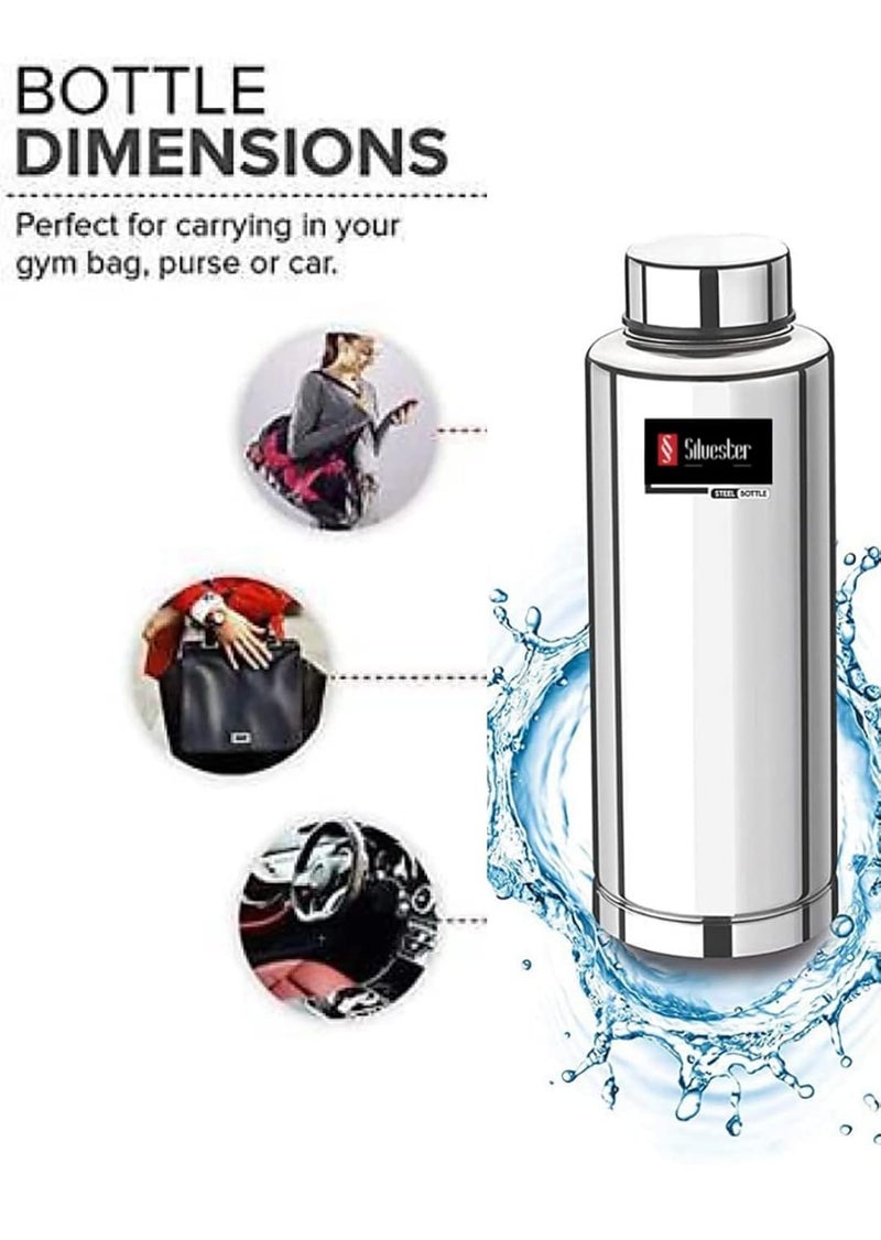 SILVESTER Stainless Steel combo 4 water bottle 1000 ml each - Image 5
