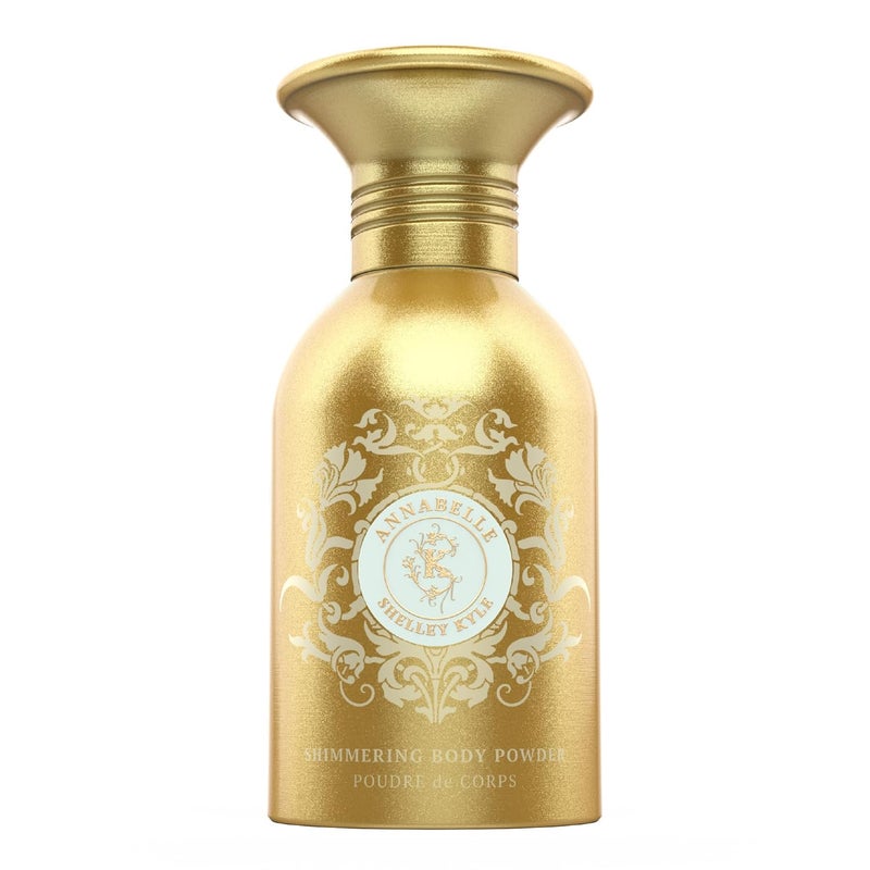 Shelley Kyle Annabelle Talc Free Shimmer Powder Body Powder Dusting Powder Leaves Skin Soft Dry Smooth and Shimmering 48g