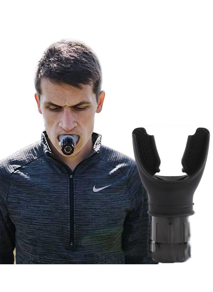 Beauenty - Portable Lung Capacity Abdominal Breathing Trainer with Adjustable Resistance Fitness Trainer Breathing Exercise Device Lung Exerciser Device Expands restores Lung Capacity Inspiratory Muscle Trainer - Image 1