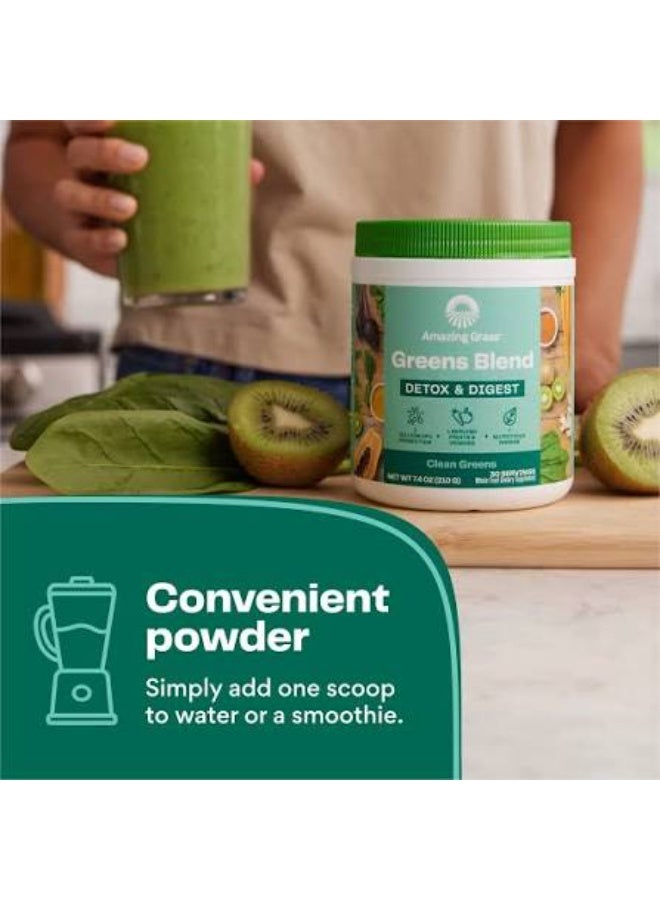 Amazing Grass, Greens Blend, Detox & Digest, Clean Greens 210 g - Image 4