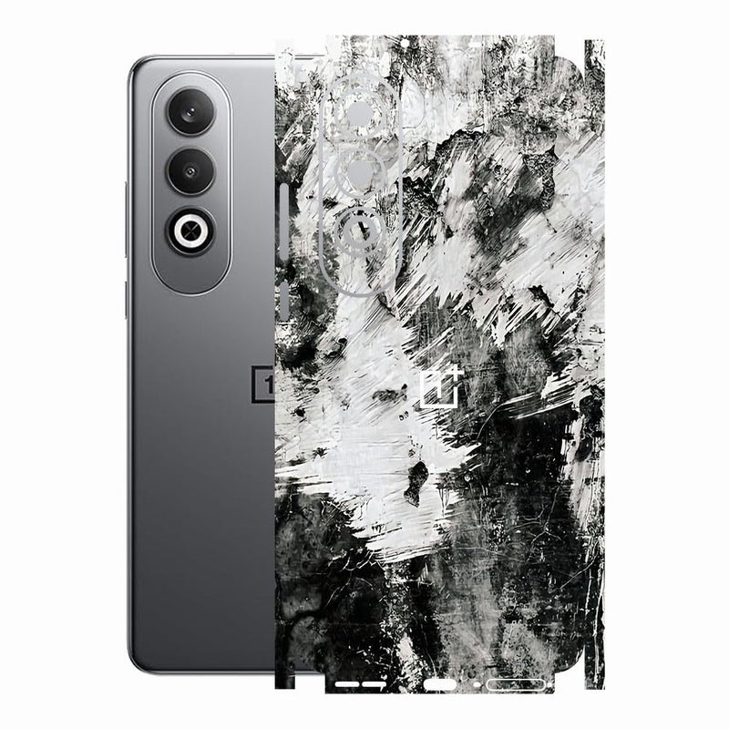 AtOdds Mobile Skin Sticker Wrap | Compatible for OnePlus Nord CE 4 (5g) | Scratchproof Matte Finish | Full Coverage for All Sides & Camera Protection (Messed) - Image 1