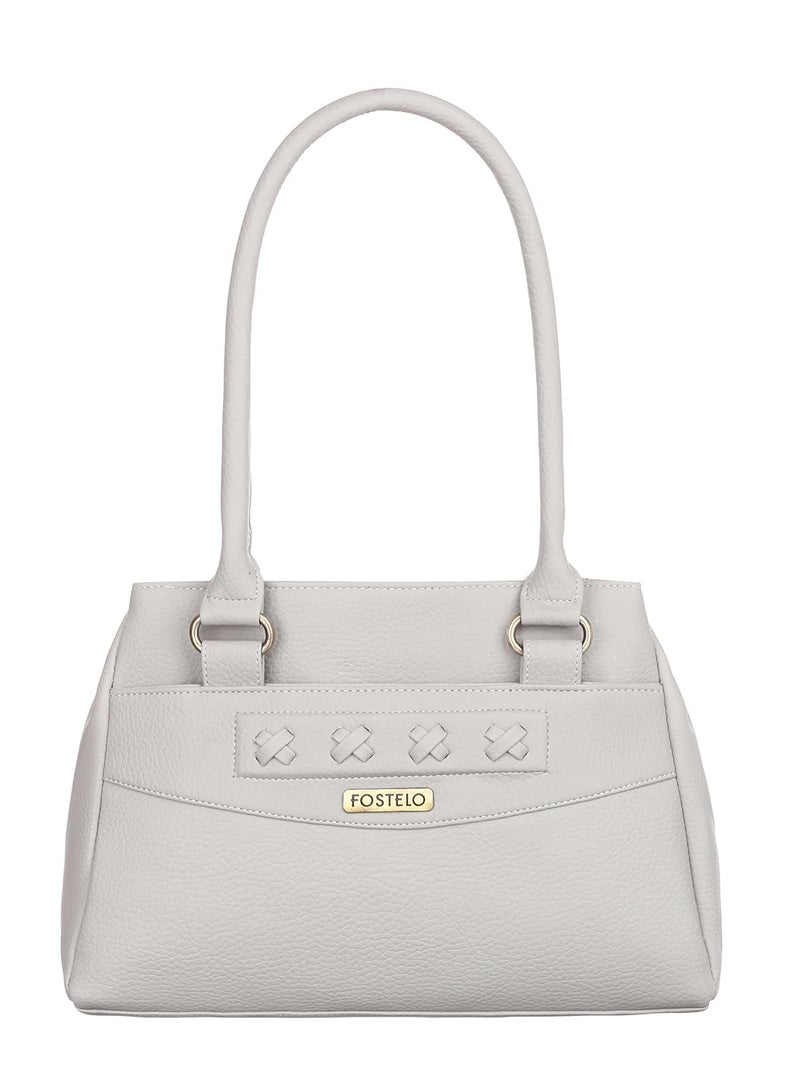 Fostelo Women's Maria Satchel Tote Handbag for Women | Ladies Purse | Stylish Shoulder Bag | Gift For Women - Image 2