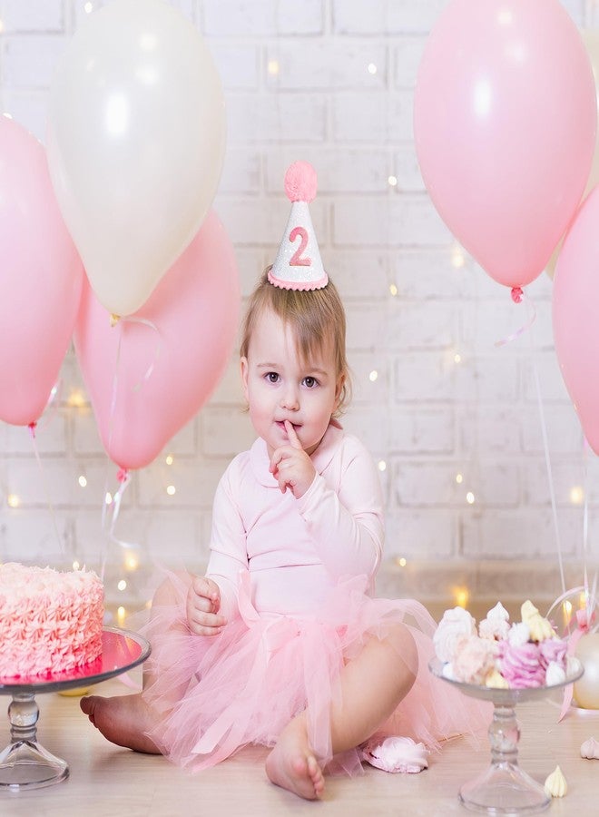 Dokuna Sprinkle Hat 2nd Birthday Decorations, Two Sweet 2nd Birthday Outfit for Girls, 2 Year Old Sprinkle Party Cap for Girls - Image 2