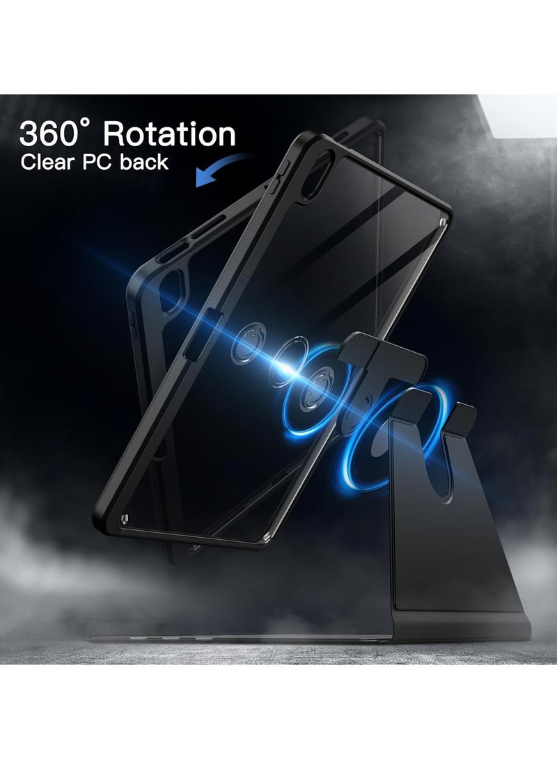 DUSALA Rotating Case for iPad 10th Generation 10.9 inch (2022) with Pencil Holder,360 Degree Rotation Protective Stand Slim Cover Clear Back, Auto Wake/Sleep (iPad 10th) - Image 3