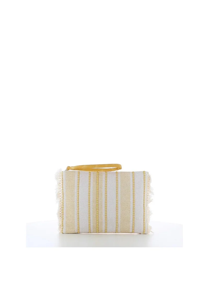 مارينا جالانتي Marina Galanti Lula Fabric Beauty Case - Yellow