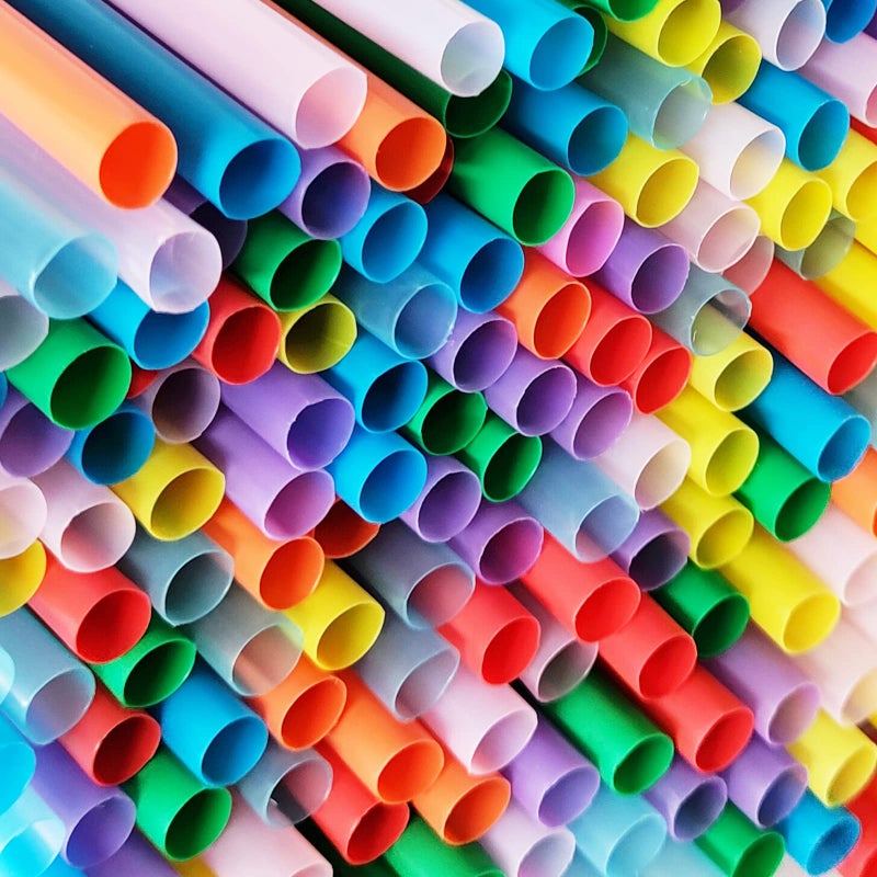 KTOJOY 300 Pcs Flexible Colorful Disposable Plastic Bendable Drinking Bendable Straws  10.4"" Long and 0.23'' Diameter - Image 5