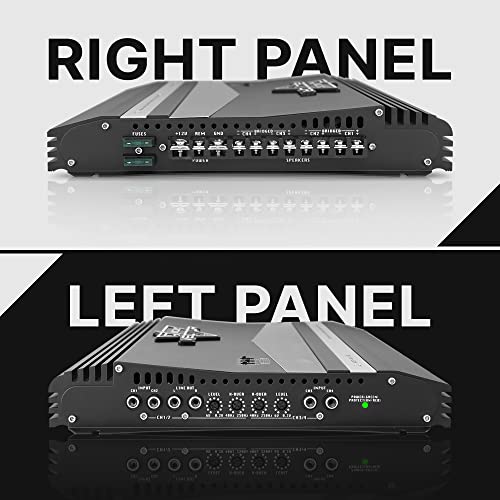 Lanzar 4-Channel High Power MOSFET Amplifier - Slim 2000 Watt Bridgeable Mono Stereo 4 Channel Car Audio Amplifier w/ Crossover Frequency & Bass Boost Control, RCA input, Line Output - VCT4110 - Image 3