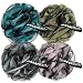 AmazerBath Charcoal Loofah Sponge Large Shower Loofah 75gPCS Body Scrubber Loofa Set of 4 Charcoal Blue Gray Pink Army Green Bath Sponge for Men and Women - Image 2