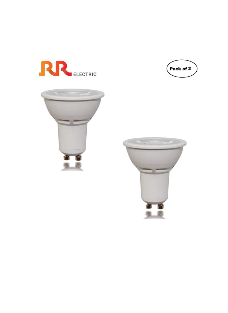 RR RR Lighting LED Ceiling Spot Light, Energy Saver Zero UV Spot Lamp with High Lumen, GU10 5W 230VAC I For Indoor Home Office (Day Light 6500K - 5W, Pack of 2)  - Image 2