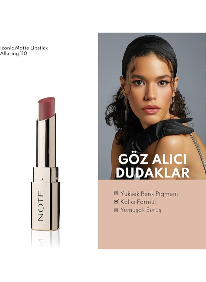 NOTE COSMETIQUE روج نوت الأيقوني غير اللامع 110 - Image 2