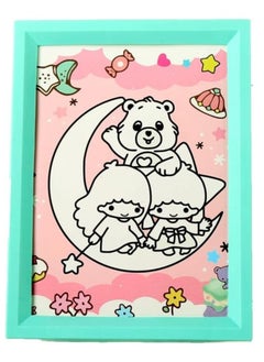 Generic 6 Watercolor Drawing Frame and Brush for Kids  - Image 1