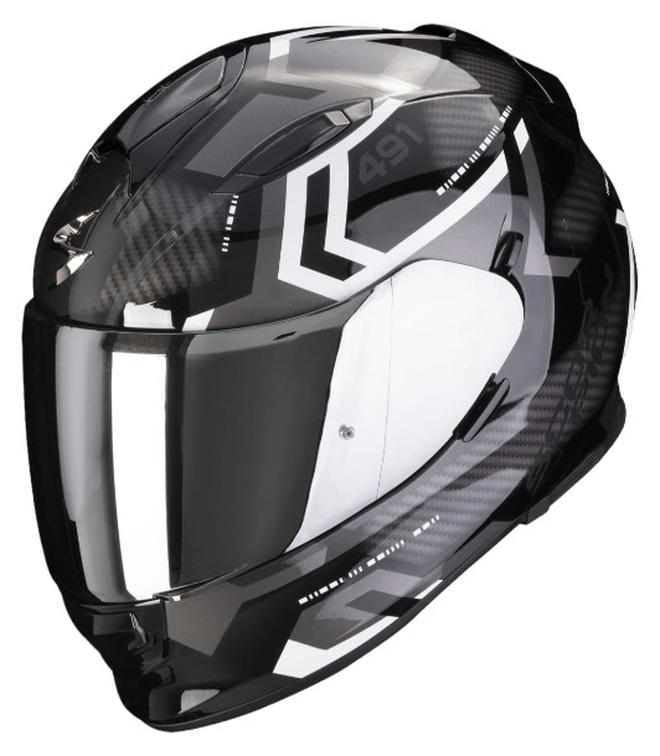SCORPION EXO-491 SPIN Black-White XXL