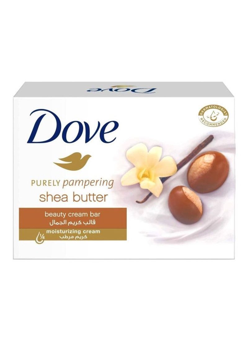 Dove - Pack Of 3 Shea Butter Bar Beige 135x3g - Image 1