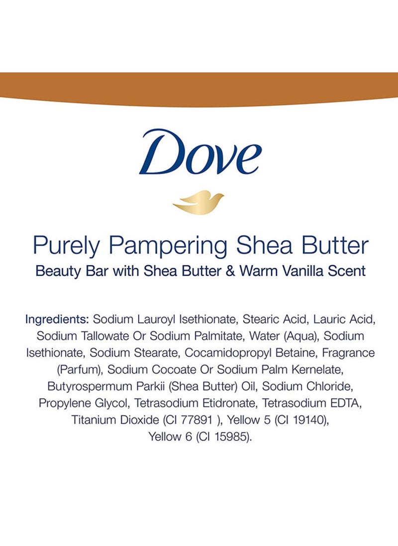 Dove - Pack Of 3 Shea Butter Bar Beige 135x3g - Image 1