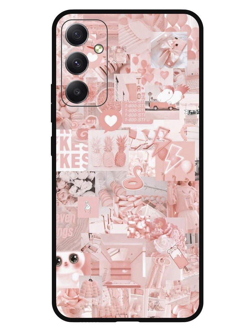 Theodor Protective Case Anti Scratch Shock Proof Bumper Cover For Samsung Galaxy A05s Pink Asthetic - Image 1