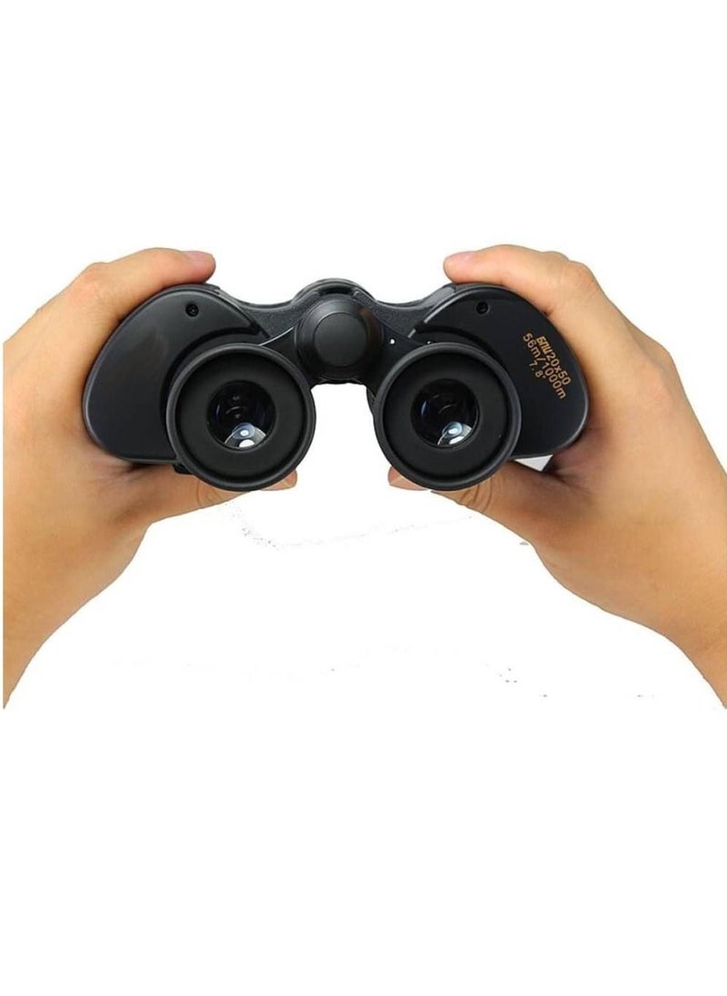 GENNEXT 20x50 Long Range Powerful Binoculars Telescope with Low Light Night Vision Black  - Image 3