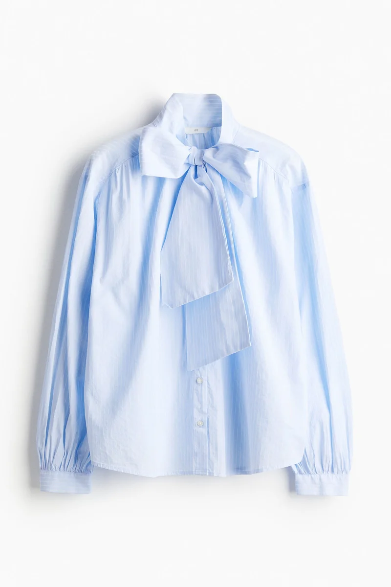 اتش اند ام Tie-Neck Blouse